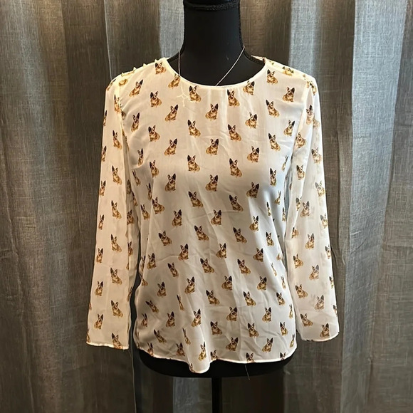 Zara Tops - Zara Dog Blouse